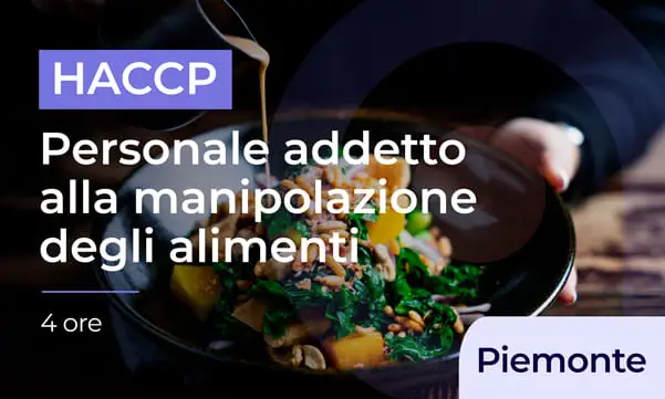 Personale addetto alla manipolazione degli alimenti - Piemonte